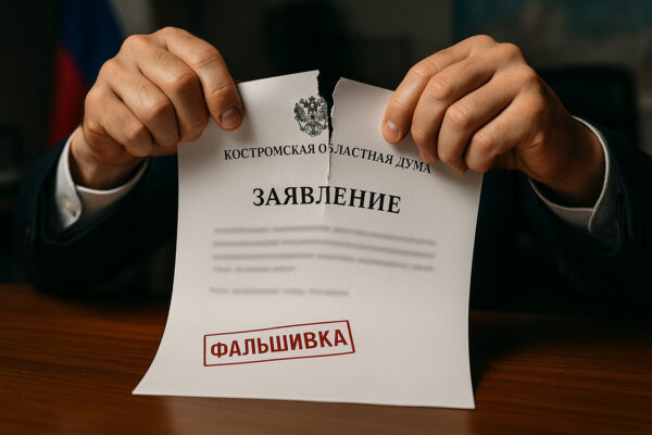 Заявления от имени депутата Костромской областной Думы: провокация накануне выборов